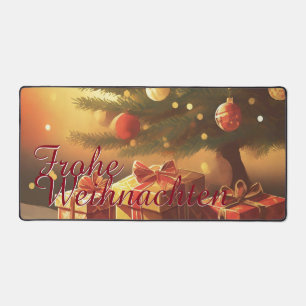 Motiv mit Geschenken unter dem Weihnachtsbaum 3701 Schreibtischunterlage