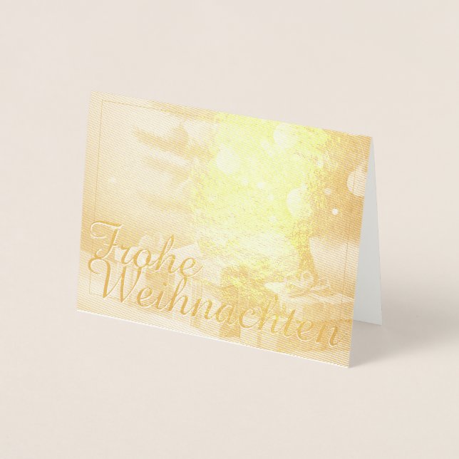 Motiv, mit Geschenken unterm Weihnachtsbaum 37016 Folienkarte (Vorderseite)