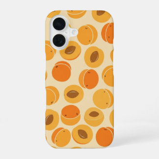 Motiv mit stilisierten Aprikosen im Vintage-Stil iPhone 16 Hülle