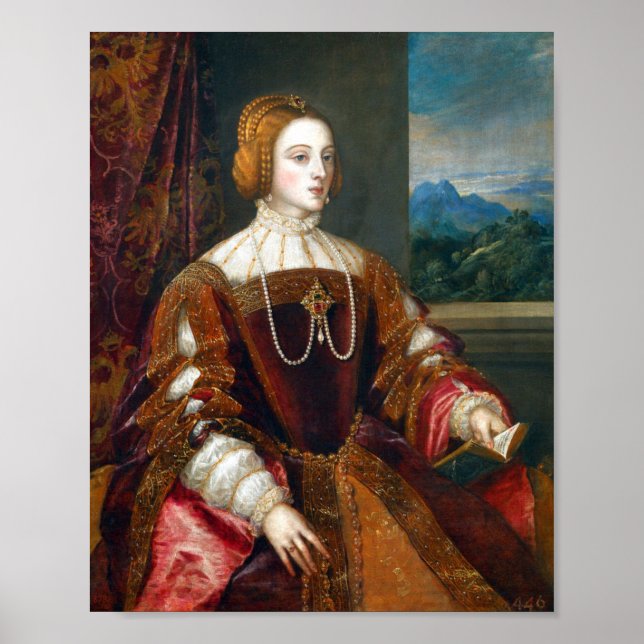 Motiv: The Empress Isabella Of Portugal Poster (Vorne)