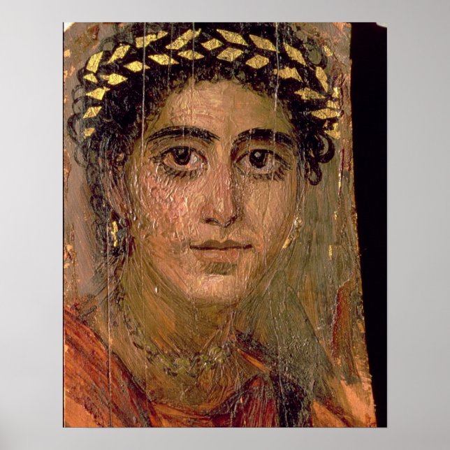 Motiv: Woman, from Fayum, Romano-Egyptian Poster (Vorne)