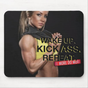 Motivaitonal Fitness-Turnhalle Mousepad