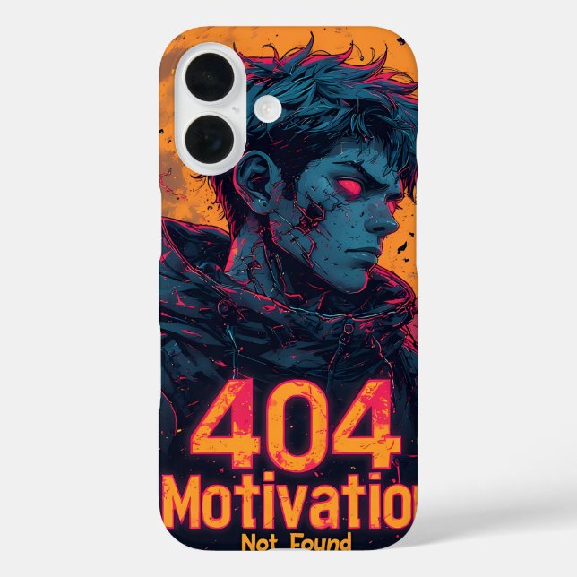 Motivation 404 Fall - kühne Männerdesign Case-Mate iPhone Hülle (Rückseite)