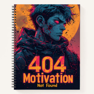 Motivation 404 für die Zukunft - Power Design Notizbuch