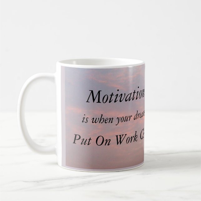 MOTIVATION-BEN FRANKLIN KAFFEETASSE (Links)