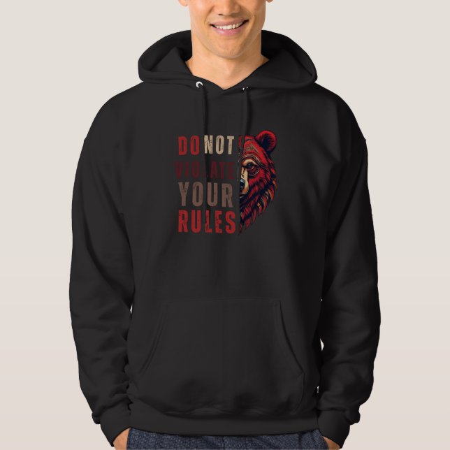 Motivation | Devisenorientierung | Bär Hoodie (Vorderseite)
