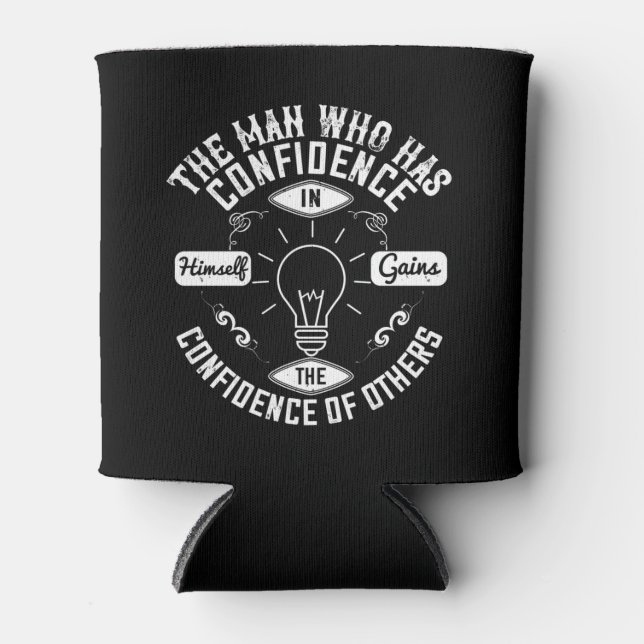 Motivation, die Selbstvertrauen hat Dosenkühler (Vorderseite)