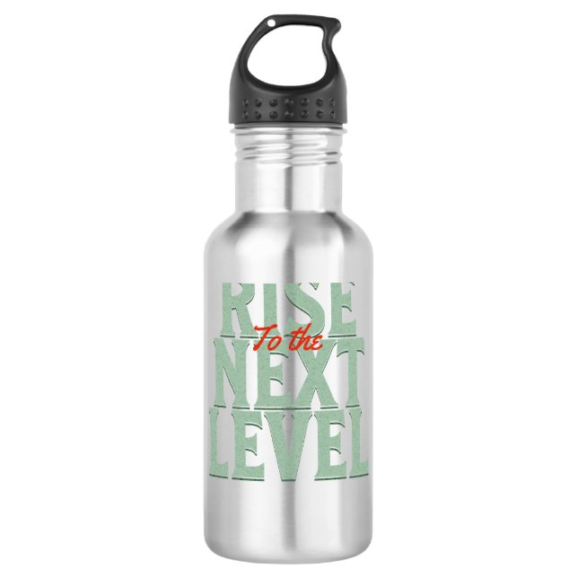 Motivation für das nächste Level-Angebot Edelstahlflasche (Vorderseite)