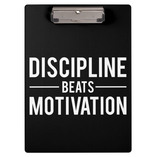 Motivation für Discipline Beats - Inspiration Klemmbrett (Vorderseite)
