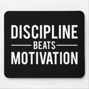 Motivation für Discipline Beats - Inspiration Mousepad