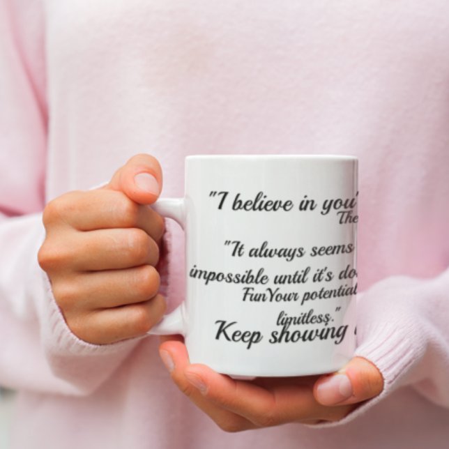 Motivation glauben an Sie Tasse (Von Creator hochgeladen)