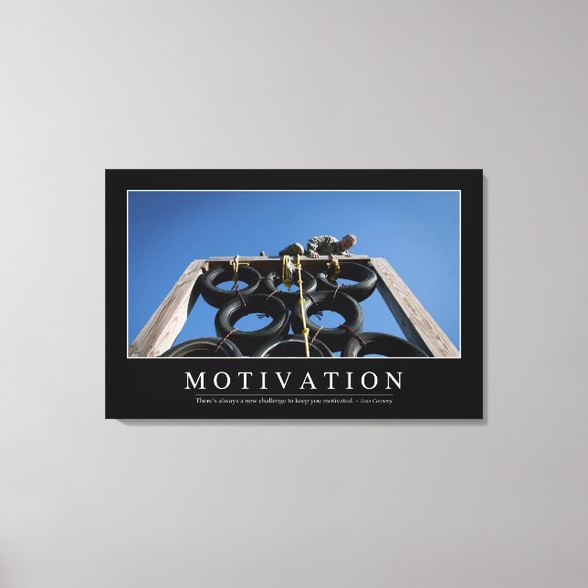 Motivation: Inspiration Leinwanddruck (Vorderseite)