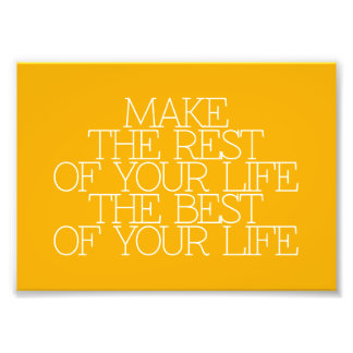 Motivation, Inspiration, Worte der Weisheit zitier Fotodruck