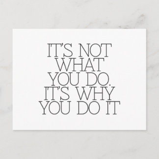 Motivation, Inspiration, Worte der Weisheit zitier Postkarte