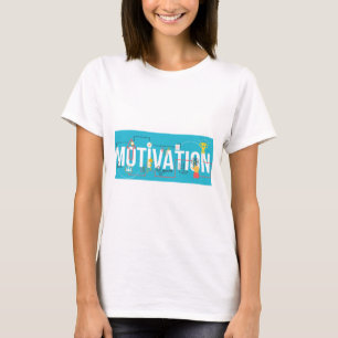 Motivation – Moderne minimalistische Typografieges T-Shirt