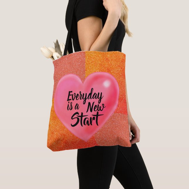 Motivation Neuer Happy Heart Liebe Glitzer (Von Nahem)