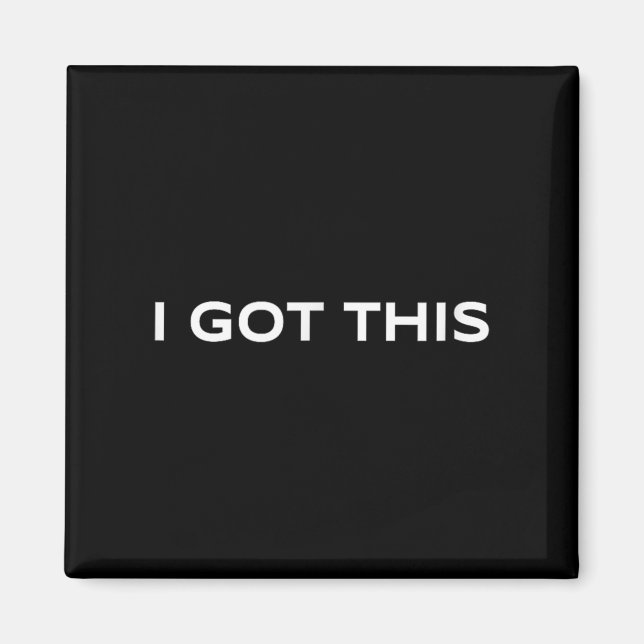 Motivation - positives Denken und Vertrauen - I Magnet (Vorne)