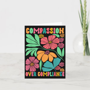 Motivation sei eine nette Wildblume Complia Karte