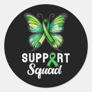 Motivation Support Squad Psychische Gesundheitsbew Runder Aufkleber