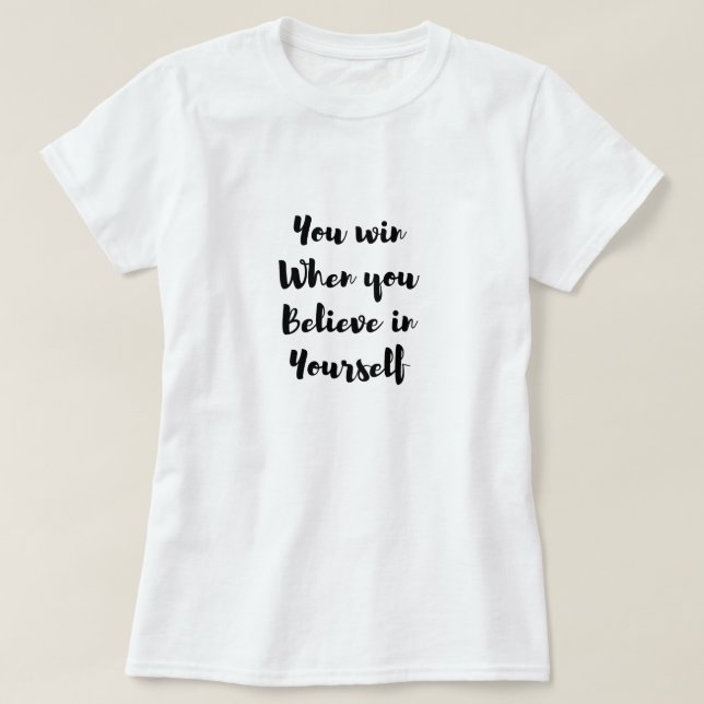 Motivation T-Shirt (Design vorne)