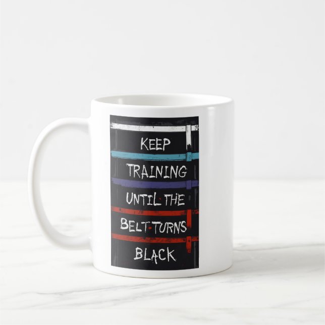 Motivation T - Shirt Kaffeetasse (Links)