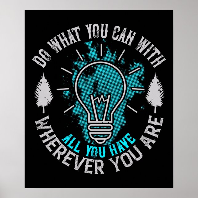 Motivation - Tu, was Du kannst Poster (Vorne)