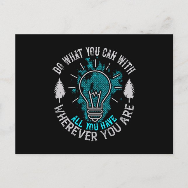 Motivation - Tu, was Du kannst Postkarte (Vorderseite)