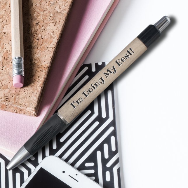 Motivation und Selbstbewusstsein - ich mache mein  Kugelschreiber (Von Creator hochgeladen)