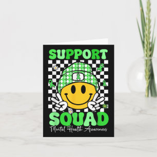 Motivation Unterstützung Squad Mental Health Aware Karte