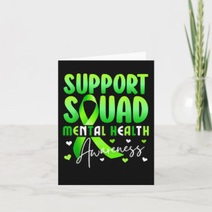 Motivation Unterstützung Squad Mental Health Aware Karte