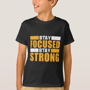 Motivation Zitat Erfolg - Bleibe Fokussierter Blei T-Shirt