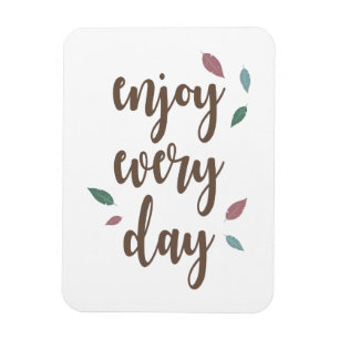 Motivation Zitat fether kalligraphischen Text Magnet