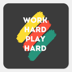 Motivation Zitat Mode und positiver Text Quadratischer Aufkleber