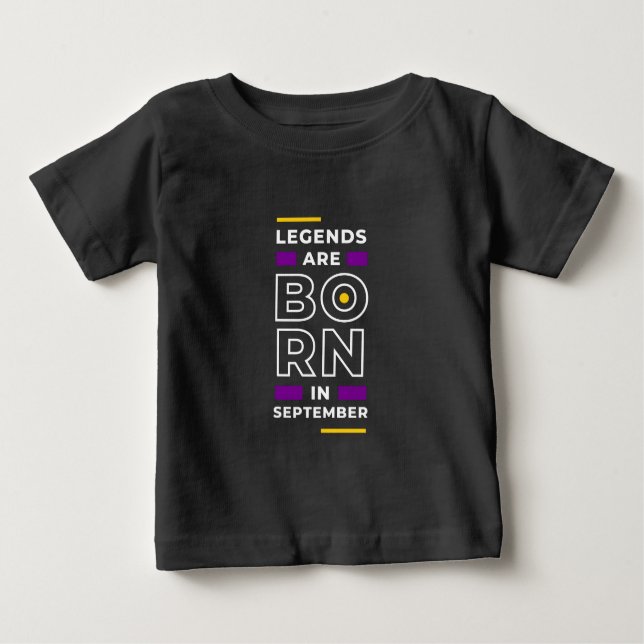Motivation Zitat Stilvoll diejenigen Geboren im Se Baby T-shirt (Vorderseite)
