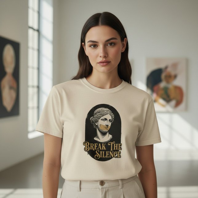 Motivation zum Schweigen brechen  T-Shirt (Von Creator hochgeladen)
