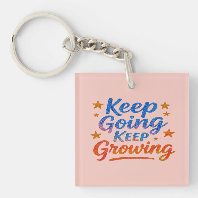 Motivational Acrylic Keychain for Women  Schlüsselanhänger (Vorderseite)