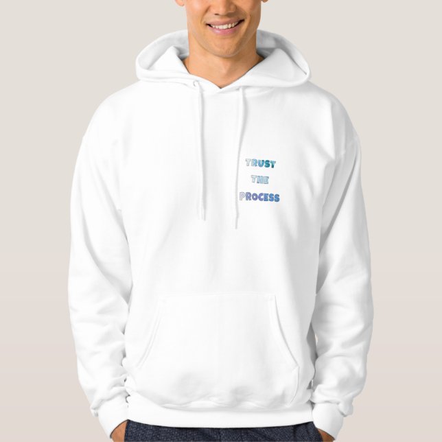 Motivational Aesthetic – Trust The Process Hoodie (Vorderseite)
