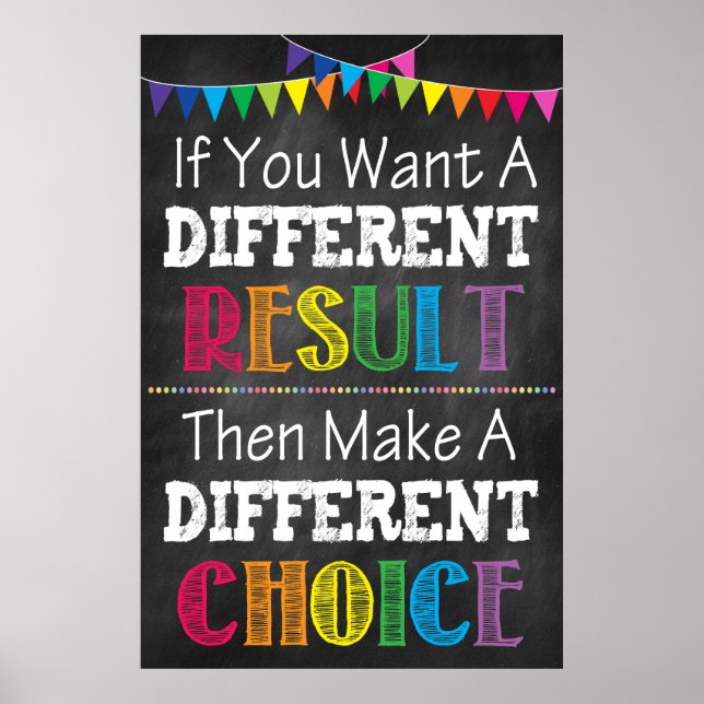 Motivational Classroom Poster (Vorne)