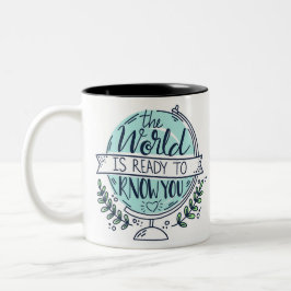 Motivational Coffee Mug - You are your limits Zweifarbige Tasse