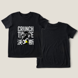 Motivational Crunch Time Soccer Cat For Athletes  Tri-Blend Shirt