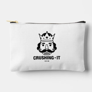 Motivational Crushing It Daily Hustle Mindset Succ Zubehörtasche