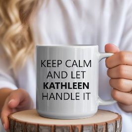 Motivational Custom Name Mug for Women or Men Kaffeetasse