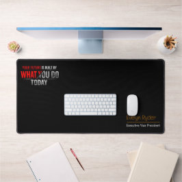 motivational desk mat - Custom Name & Job Title Schreibtischunterlage