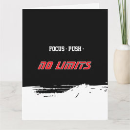 Motivational Fitness Birthday Karte