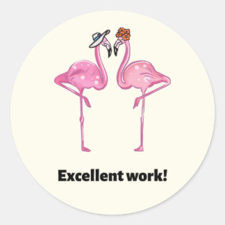 Motivational good job teachers stikers runder aufkleber