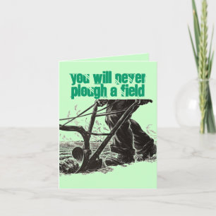 Motivational Irish Proverb St. Patrick's Day Card Karte