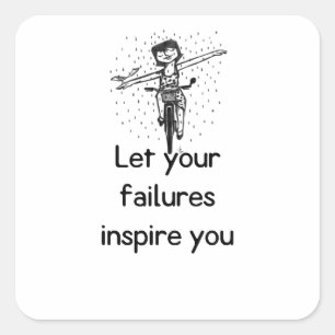 Motivational life Quote Sticker