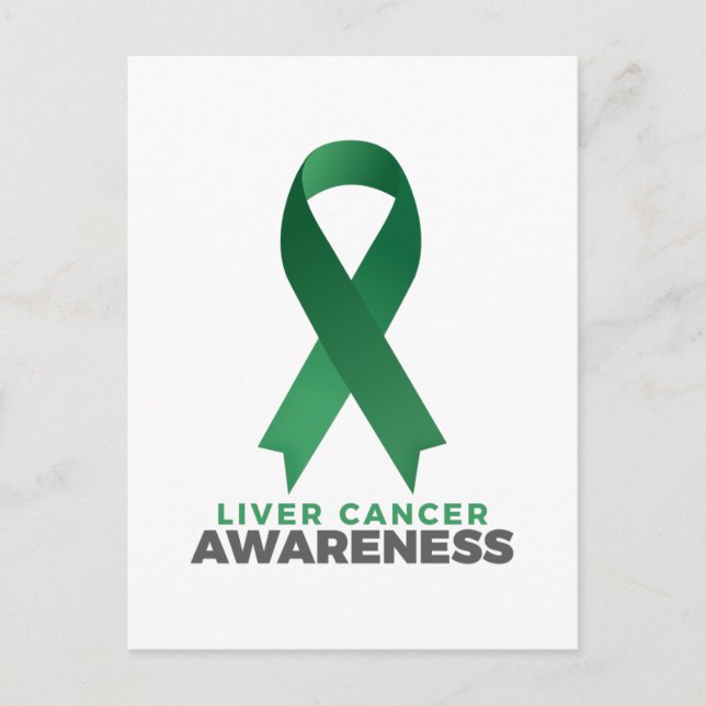 Motivational Liver Cancer Awareness quotes sayings Postkarte (Vorderseite)