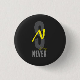 Motivational Minimal Button Pin – Positive Energy 