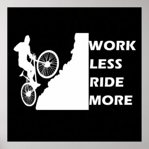 Motivational Mountainbiken - Lustiges Fahrrad-Zita Poster